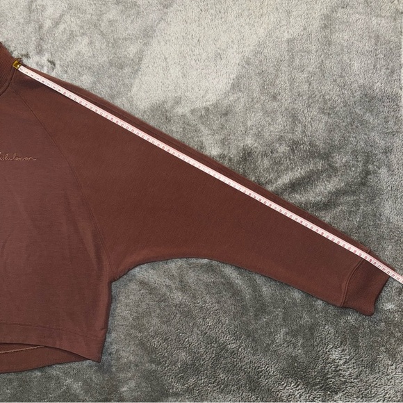 lululemon athletica Up High Pullover Sweatshirt - Mock Neck - Spanish Oak - Picture 13 of 14